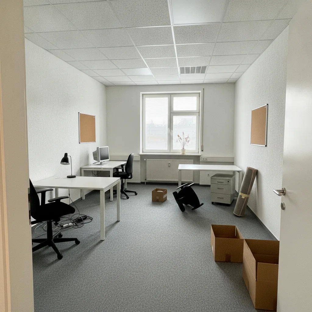 Leicht befülltes Büro — RC Entrümpelung Hannover