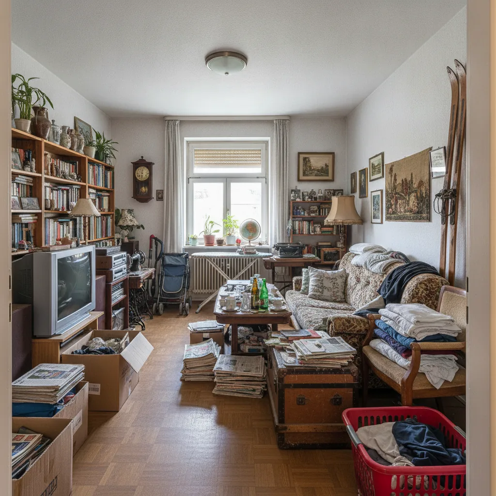 Voll befüllte Wohnung — RC Entrümpelung Hannover