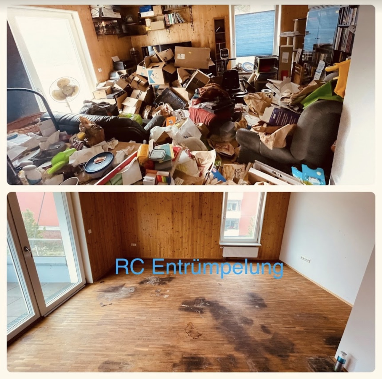 Entrümpelung Hannover vorher nachher