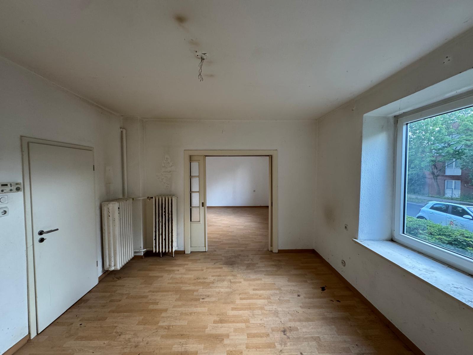 Nachher: Leere Wohnung nach der Entrümpelung in Hannover Südstadt